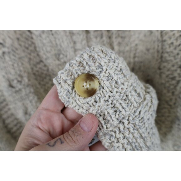 Vtg 90s American Eagle Outfitters Mens Medium Chunky Cable Knit Sweater Vest USA - Picture 4 of 9